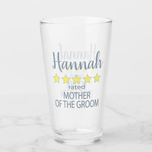 Bridal & Wedding Party 5 Star Mother 0f Groom Glass