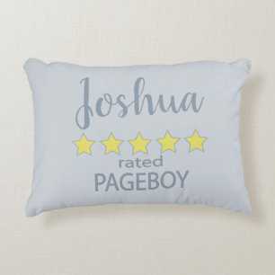 Bridal & Wedding Party 5 Star Pageboy Decorative Cushion