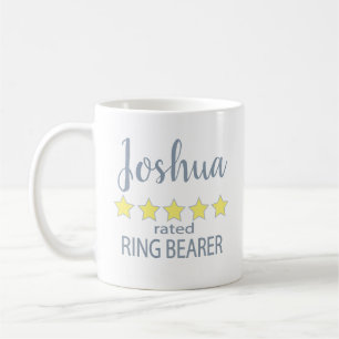 Bridal & Wedding Party 5 Star Ring Bearer Coffee Mug