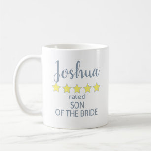 Bridal & Wedding Party 5 Star Son of Bride Coffee Mug