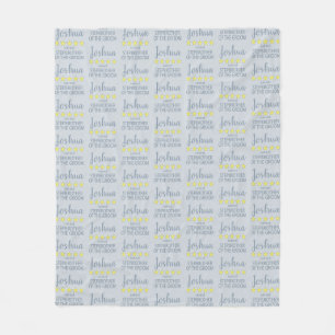 Bridal & Wedding Party 5 Star Stepbrother of Groom Fleece Blanket