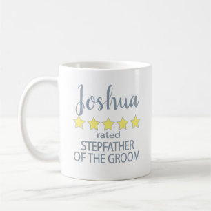 Bridal & Wedding Party 5 Star Stepfather of Groom Coffee Mug