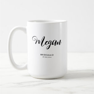 Bridal Wedding Party Proposal Gift for Bridesmaid Coffee Mug