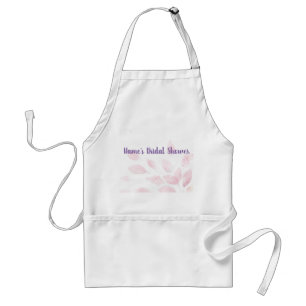 Bridal Wedding Shower Apron Autographable