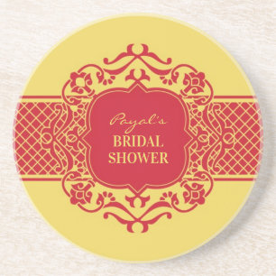 Bridal Wedding Shower Indian Coaster