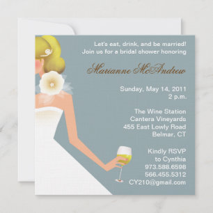 Bridal wine Invitation
