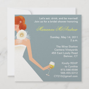 Bridal Wine Invitation