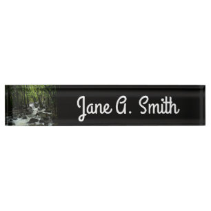 Bridalveil Creek in Yosemite National Park Nameplate