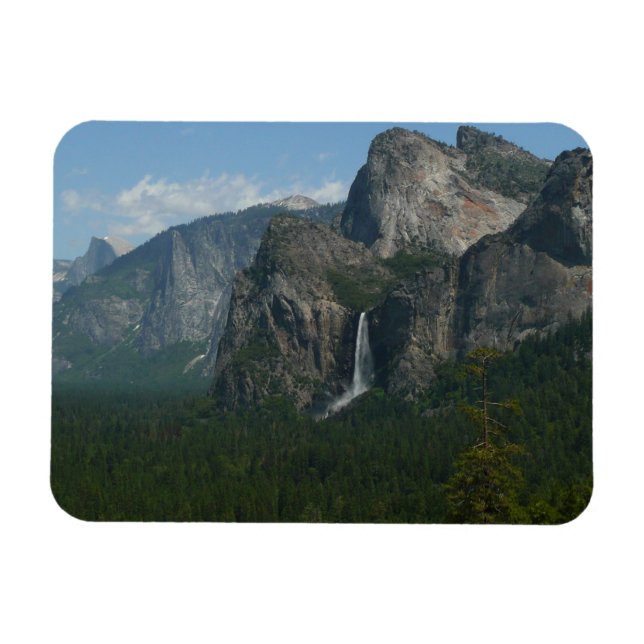 Bridalveil Falls and Half Dome at Yosemite Magnet (Horizontal)