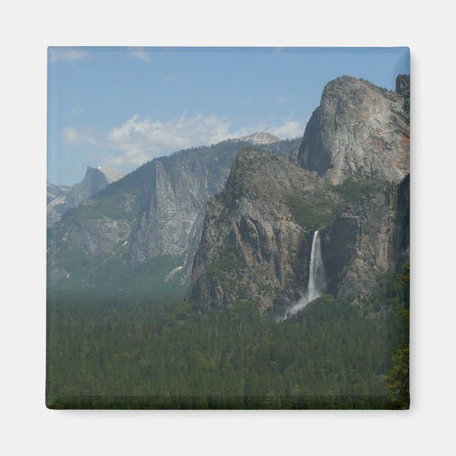 Bridalveil Falls and Half Dome at Yosemite Magnet (Front)