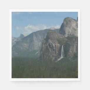 Bridalveil Falls and Half Dome at Yosemite Napkin