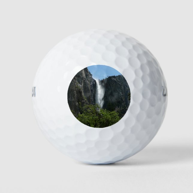 Bridalveil Falls at Yosemite National Park Golf Balls (Front)