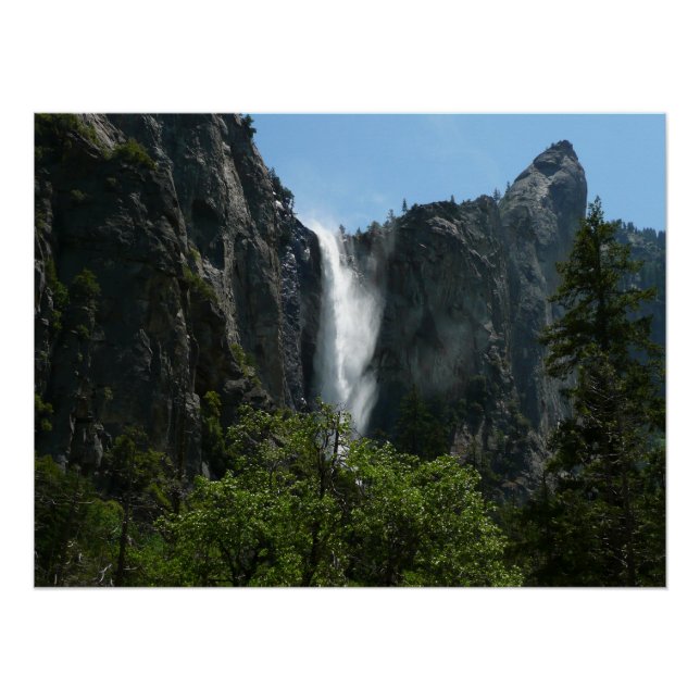 Bridalveil Falls at Yosemite National Park Poster (Front)
