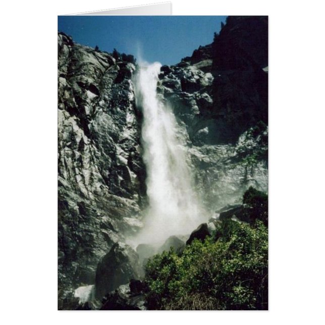 Bridalveil Falls -Yosemite card (Front)