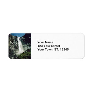 Bridalveil Falls- Yosemite Return Address Label