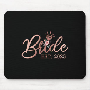 Bride 2025 Bachelorette Party Wedding Married Brid Mouse Pad