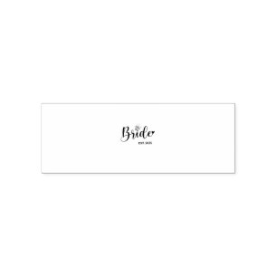 Bride 2025 Spring Wedding Announcement Marriage Self-inking Stamp