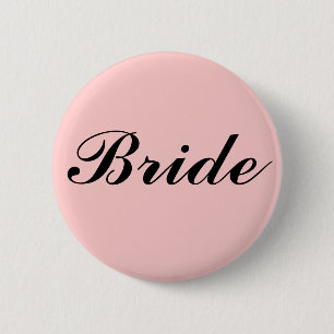 BRIDE 6 CM ROUND BADGE
