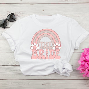 Bride 70s Retro Bachelorette Party T-Shirt