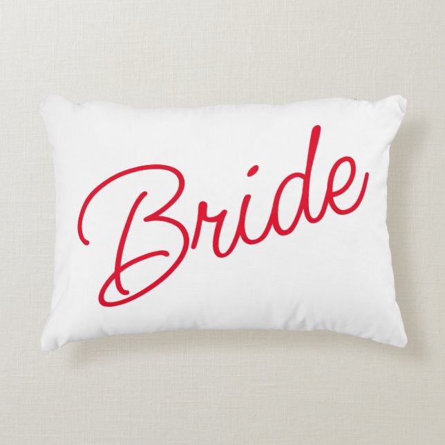 Bride Accent Pillow (Front)