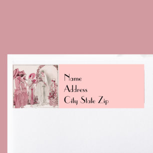 Bride and attendents return address label