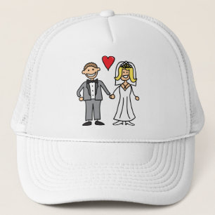 Bride And Groom (Add Your Own Text) Trucker Hat