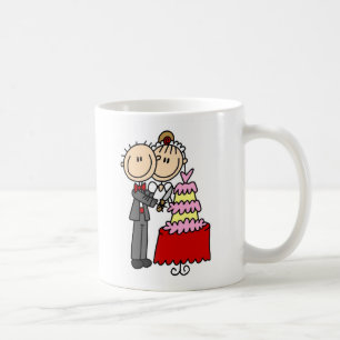Bride And Groom By The Wedding Cake Mug