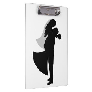 BRIDE AND GROOM CLIPBOARD