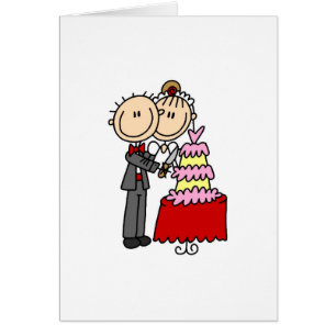 Bride and Groom Cut the Cake T-shirts and gifts