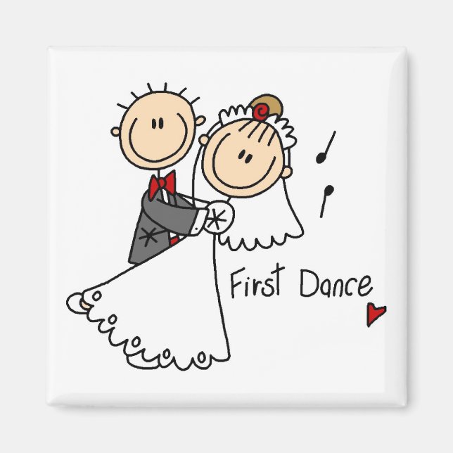 Bride and Groom First Dance T-shirts and gifts Magnet (Front)