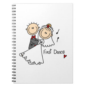 Bride and Groom First Dance T-shirts and gifts Notebook