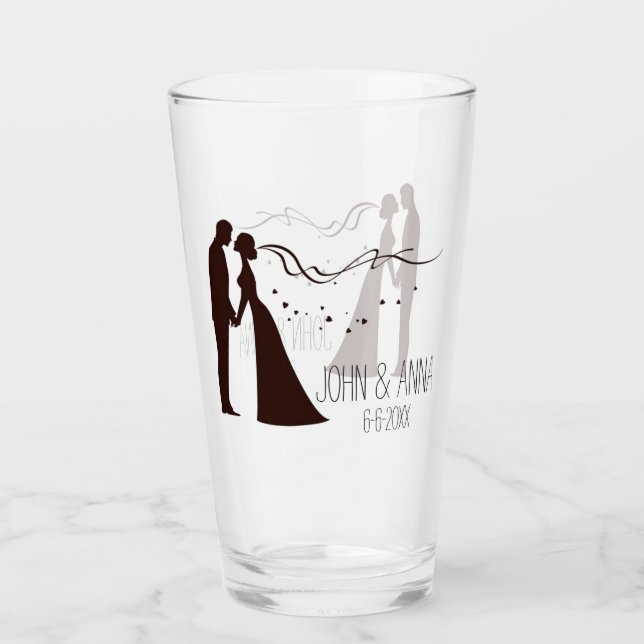 Bride and Groom Glass (Front)