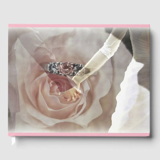 Bride and Groom Guest Book (Front)