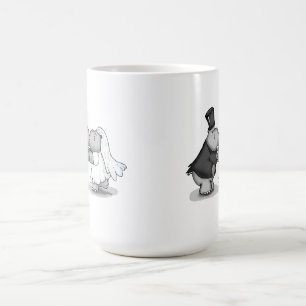 Bride and Groom Hippo Mug