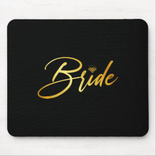 Bride And Groom Husband And Wife Matching Wedding  Mouse Pad
