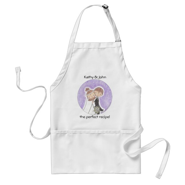 Bride and Groom Kids Standard Apron (Front)