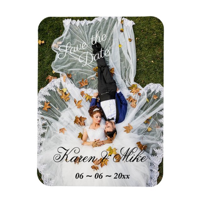 Bride and Groom Magnet (Vertical)