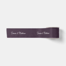Bride and Groom Midnight Plum