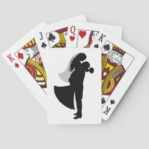 BRIDE AND GROOM PLAYING CARDS