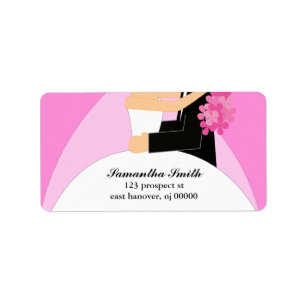 Bride and Groom Return Address Labels