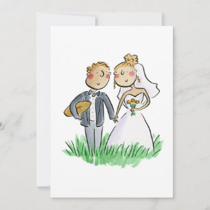 Bride and Groom Rugby Invitation