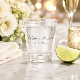 Bride and Groom Shot Glass