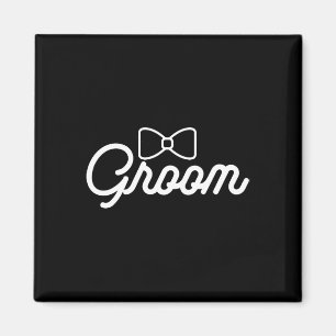 Bride And Groom Slogan Matching For Newlyweds  Magnet