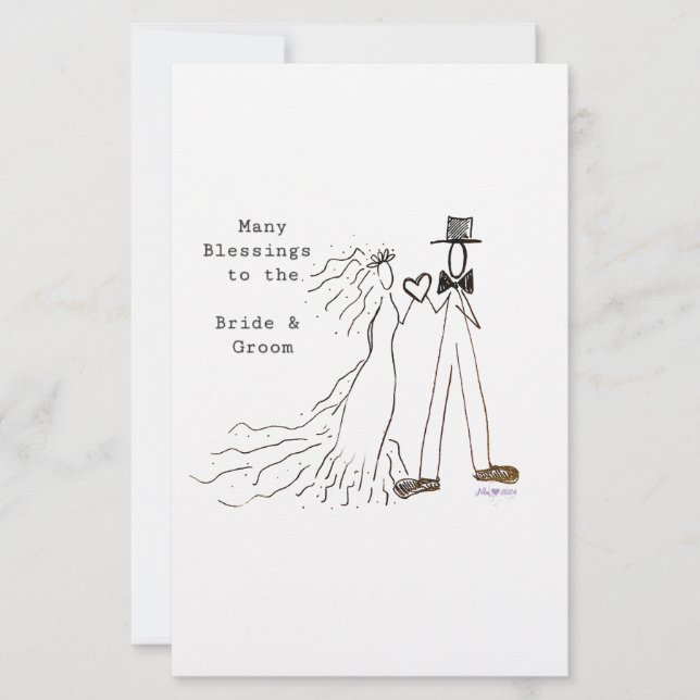 Bride and Groom Stationery (Front)