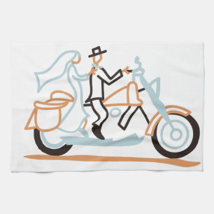 Bride and Groom Tea Towel