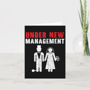 Bride And Groom Wedding Day Marriage Just Married Card