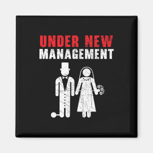 Bride And Groom Wedding Day Marriage Just Married  Magnet