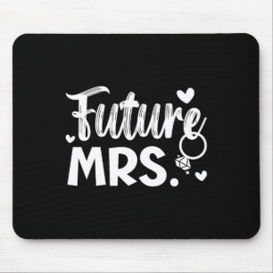 Bride And Groom Wedding Day Marriage Just Married Mouse Pad