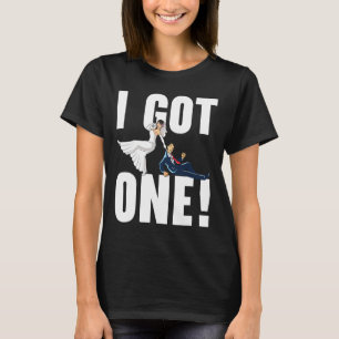 Bride And Groom Wedding Day Marriage Just Married T-Shirt