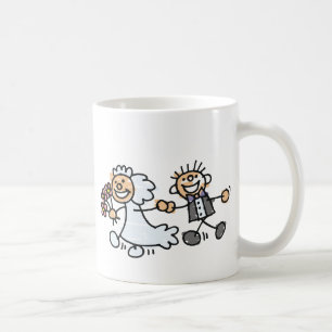 Bride And Groom Wedding Elope Elopement Coffee Mug